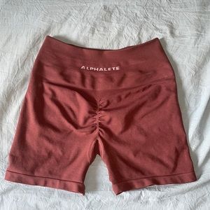 only worn once!! alphalete shorts